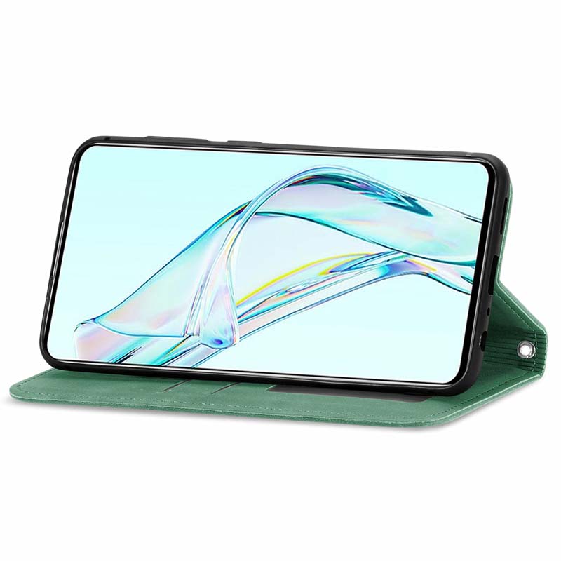Custodia Flip Shantime In Pelle PU Con Finestra Visibile E Chiusura Magnetica Per ZTE Axon 30 Ultra 5G – Porta Carte E Cavalletto