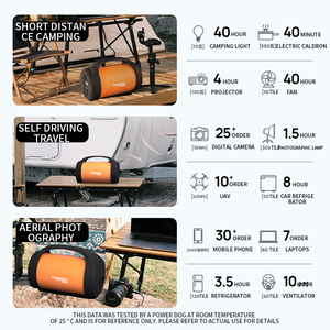 500w 500wh Best <b>Mini</b> Outdoor Portable Rechargeable Battery <b>Solar</b> Power Bank Station With Led Lights 00531 Power Bank Station 005 - Product Image 4