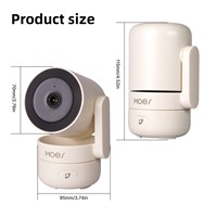 Cámara de Seguridad Inteligente WiFi Tuya para Interiores, PTZ 4MP, Alimentación USB, Control por Aplicación, Visión Nocturna Infrarroja, Detección de Alarma, Monitor de Movimiento