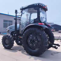 Tracteur agricole professionnel robuste et fiable à quatre roues motrices 4x4 de 80 ch, 90 ch, 100 ch, puissant et performant