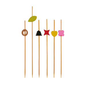 Bloc de bois rond en gros tiges bois dur bâton de <span class=keywords><strong>bambou</strong></span> massif bricolage en bois 2.5mm 12cm Q pointe modèle Europe Art populaire Animal bois de pin - Product Image 3