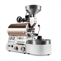 Machine à torréfier les grains de café en lit fluidisé en acier inoxydable 600g électrique pour usage domestique, automobile et extérieur