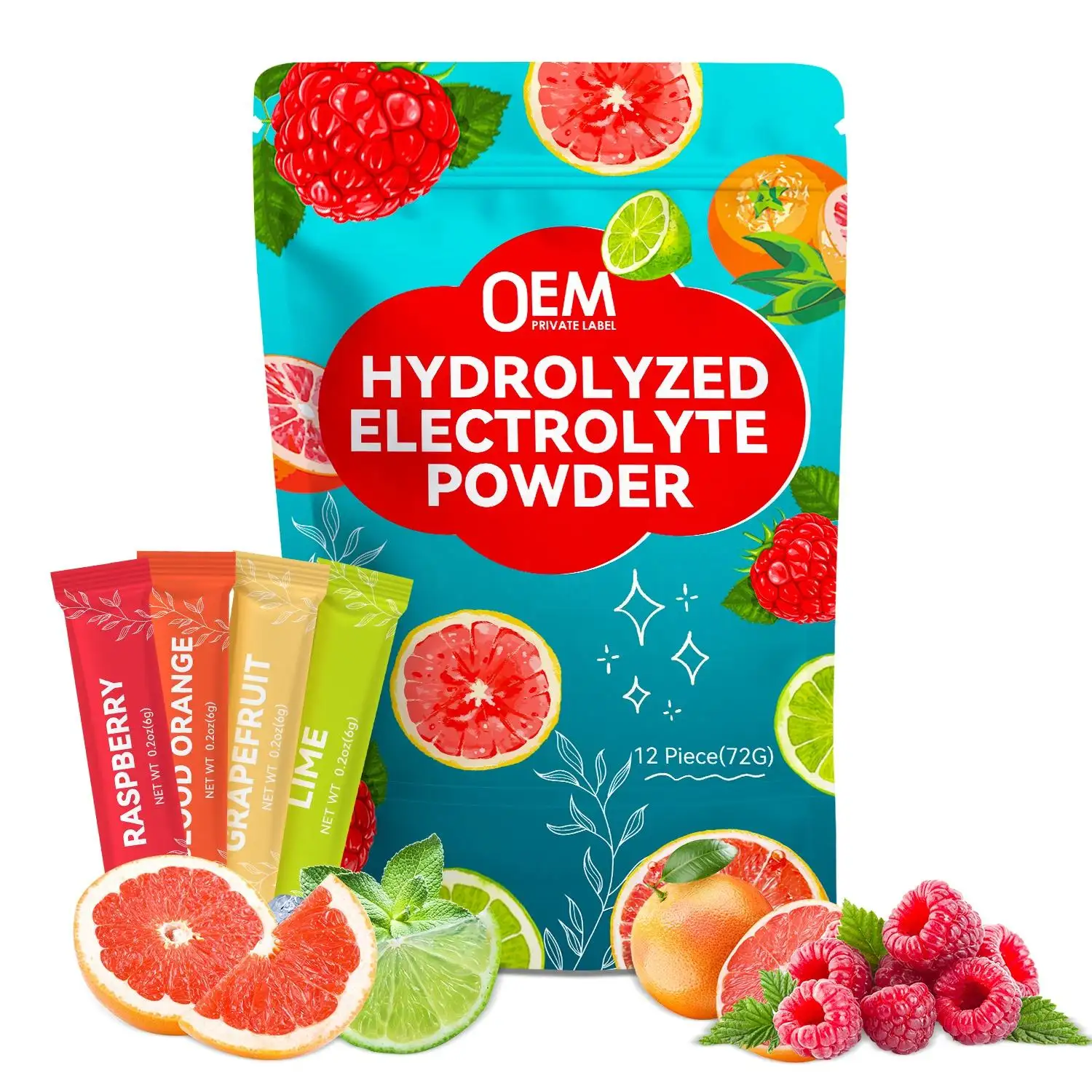 Oem Private Label Organische Energie Drank Poedersupplementen Elektrolyt Poeder Drank Mix Hydratatie Voor Pre Workout Supplement