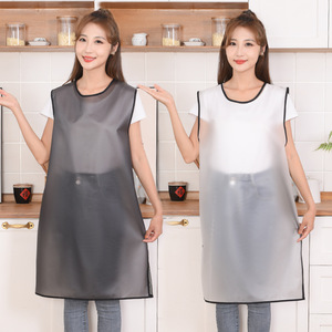 <span class=keywords><strong>Tablier</strong></span> de cuisine léger et fin pour <span class=keywords><strong>femme</strong></span>, transparent, imperméable et résistant à l'huile, avec logo personnalisé, idéal pour la restauration estivale - Nouveauté 2026 - Product Image 3