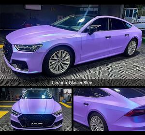 Autocollant en céramique à haute brillance bleue, enveloppe de voiture, pour les véhicules de sport, les camions, 10 pièces - Product Image 2