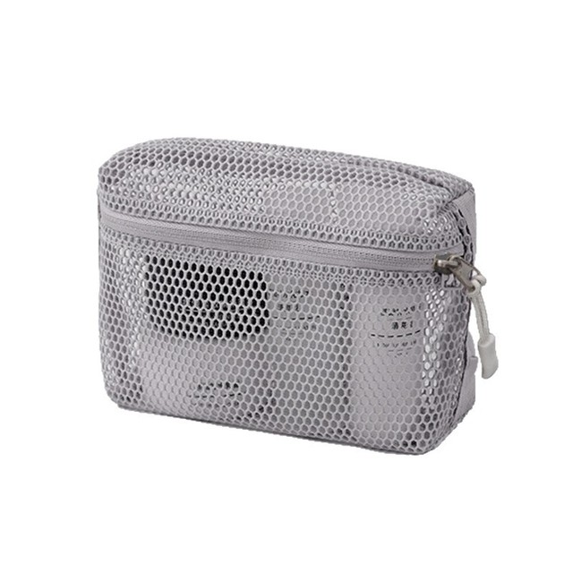 Multi Size Portable Mesh Storage Bag Breathable Travel Organizer Pouch National Style Large Capacity Practical
