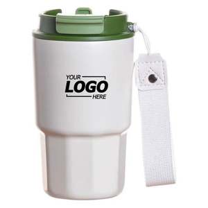 Botella de Agua de Acero Inoxidable Aislada Personalizada de 15 oz con Pajita y Tapa, Vaso Térmico al Vacío a Prueba de Fugas para Niños y Actividades al Aire Libre - Product Image 1