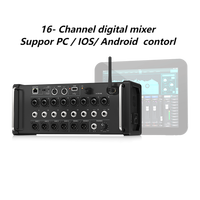 XR16 Control de Pc de 16 canales El mejor mezclador digital compacto de uso razonable Mezclador digital profesional de audio
