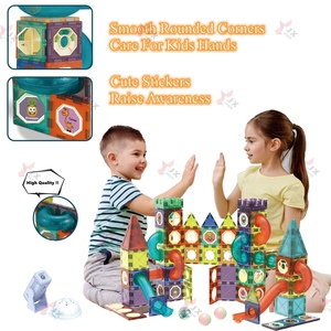 Prodotti 2025: Set di Costruzioni Magnetiche 3D da 110 Pezzi, 6,5 cm, Giocattoli Educativi Creativi in Plastica, Piastrelle Magnetiche per Bambini - Product Image 6