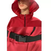 Halloween hommes coréen drame TV film et jeu Cosplay Costume adulte rouge combinaisons carnaval Costume travail salopette ensemble