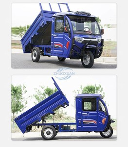 รถสามล้อไฟฟ้าแบบเปิดประทุน บรรทุกผู้ใหญ่ได้ 3 ล้อ บรรทุกสัมภาระได้ 400 กก. ระยะทางวิ่ง 50-70 กม. กำลังไฟ 800-11000 วัตต์ ความเร็ว 30-50 กม./ชม. - Product Image 3