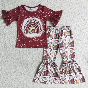 Ensemble de shorts pour filles à fleurs vertes - Product Image 1