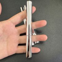 Mascara waterproof pour recourber et allonger les cils, mascara pour cils avec logo personnalisé, flacon argenté, brosse métallique 4D