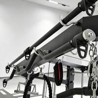 Rack de musculation multifonctionnel commercial avec Smith Machine et Cable Crossover intégré, équipement de fitness complet pour la maison