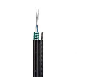 Cable de fibra óptica tipo GYTC8S 4 autosuficiente para exteriores, Figura 8 de cable autosuficiente para exteriores,