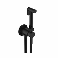 Robinet de bidet design contemporain, eau chaude et froide, fixation murale, douchette à main Shattaf