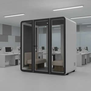 Cabina Telefónica Insonorizada Moderna UNIBOOTH, Marco de Aluminio de Precisión, Fácil Instalación, Diseño de Módulo Rápido para el Hogar - Product Image 4
