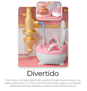 Siège d'apprentissage de la propreté Maxfree pour enfants, pot de sécurité pour bébé avec motif animal, marchepied d'intérieur pour l'apprentissage de la propreté des enfants - Product Image 2