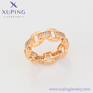 Muslimex Xuping Jewelry simplicity elegant ring 18K gold color Women ancient luxury royal personality romantic sweet ring - Product Image 2