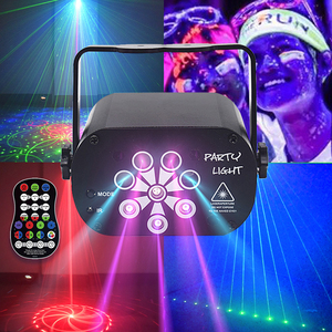Lumières à Effets Laser LED 6 Trous 8 Trous Faisceaux <span class=keywords><strong>de</strong></span> Lumière Laser DJ Lampes Boule Disco Projecteur Lumière <span class=keywords><strong>de</strong></span> Scène LED pour Discothèque - Product Image 4