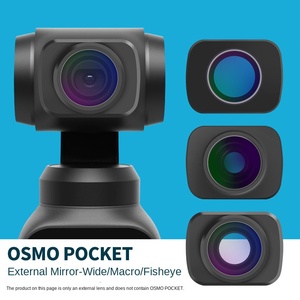 For OSMO POCKET Eyes Pocket PTZ Camera External <strong>Lens</strong> <strong>Wide</strong> <strong>Angle</strong> Macro Fisheye Kit Accessories Full Frame No Interface Type None - Product Image 3