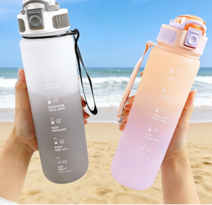 Hot Quality Out Door Bpa Free Tritan <b>Plastic</b> Sports Water Bottles for Commercial and Gifts Student Cups With <b>Straw</b> - Product Image 5