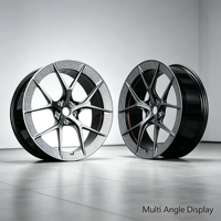 Velg Euro Stance New One Piece Forged Aluminium Alloy 19-20 Inch Pro Sport Mesh Guard 5 Spoke Rims untuk M4 untuk Stinger