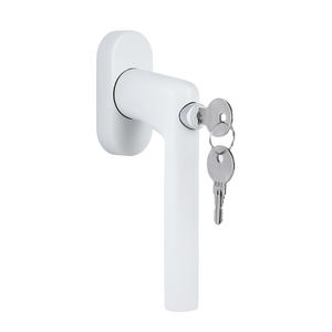 Apertura <span class=keywords><strong>finestre</strong></span> in acciaio inox bianco battente inclinazione e girata maniglia finestra con serratura a chiave - Product Image 1