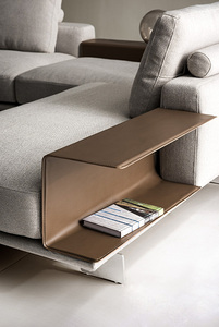 Zeen hiện đại hình chữ L màu trắng góc sang trọng nhung biệt thự ý sofa 5 chỗ ngồi loveseat với ghế dài gối - Product Image 2