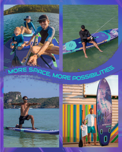 China Factory 2026 New Arrival Paddle Board ROSE 11'6"x35"x6'' Standup HOT WELDING SEAM Inflatable Sup SC13/4 ROSE Design - Product Image 6
