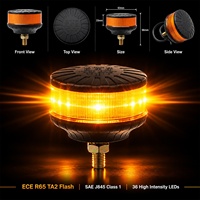Feux de signalisation rotatifs à LED 12V-24V, feux stroboscopiques de sécurité pour véhicule, camion, tracteur, voiture, bus