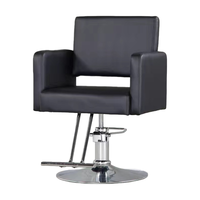 Fauteuil de Barbier Ergonomique Haut de Gamme en Cuir PU pour Salon de Coiffure, Chaise de Coiffage Hydraulique pour Salon de Beauté, Coupe de Cheveux, Permanente, Teinture, et Salon de Détente
