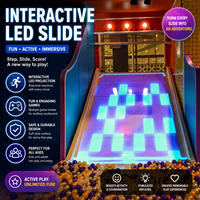 Équipement de terrain de jeu numérique interactif à projection de diapositives à détection de mouvement personnalisable et économique pour enfants
