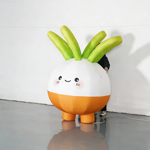 โมเดลผักแครอทการ์ตูนเป่าลมแบบกำหนดเองสำหรับกิจกรรมและการโฆษณาผัก<span class=keywords><strong>ต่างๆ</strong></span> - Product Image 5