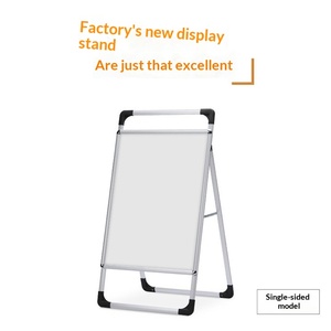 Support d'affichage de <span class=keywords><strong>recrutement</strong></span> sur pied en forme humaine en panneau KT, en alliage d'aluminium, pliable, simple ou double face, portable - Product Image 5