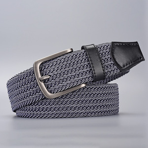 Cintura Elastica Intrecciata Regolabile in Poliestere/Gomma con Logo Personalizzato per Uomo e Donna, Ideale per Pantaloni da Golf - Product Image 6
