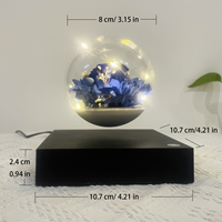 Lampe à fleurs à lévitation magnétique LED, lumière flottante en forme de rose, protection oculaire électrique, contrôle tactile simple E26, design moderne, anniversaire