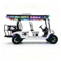 Chariot utilitaire électrique, buggy de plage et chariot de patrouille électrique, chariot de golf pour les excursions en bord de mer, la sécurité des parcs et le transport agricole