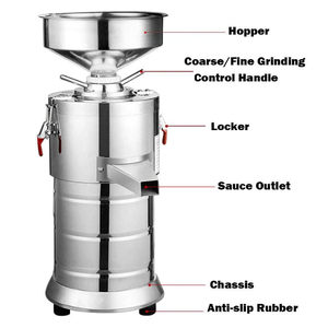 <span class=keywords><strong>Machine</strong></span> voor het maken van pindakaas/tahini/sesamzaadvermaler van roestvrij staal - Product Image 5