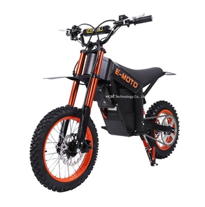 คลังสินค้าในสหราชอาณาจักรและแคนาดาสำหรับรถมอเตอร์ไซค์ E-MOTO 3000W 48V ยางหน้าขนาด 14 นิ้ว ยางกว้าง เบรกไฮดรอลิก ความเร็วสูงสุด 55 กม./ชม. - Product Image 2