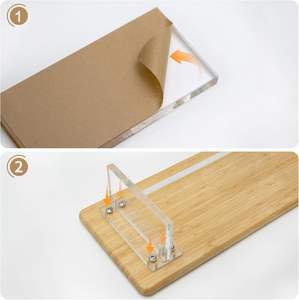 Supporto per Monitor in Bambù con Luci RGB, Ripiano da Scrivania con Gambe in Acrilico per Ufficio - Product Image 5