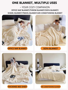 सोफे कार के आउटडोर कवर पर नप के लिए थोक बहु-कार्यात्मक प्लग ऑल-सीजन वातानुकूलित कंबल - Product Image 6