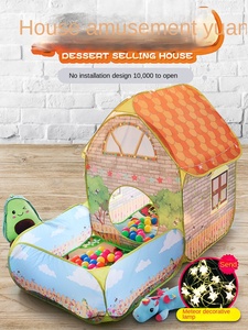 Tente pour enfants <span class=keywords><strong>Maison</strong></span> de jeu <span class=keywords><strong>Maison</strong></span> de jeu <span class=keywords><strong>intérieure</strong></span> extérieure Princesse PVC Plastique 5-7 ans <span class=keywords><strong>Piscine</strong></span> à balles océanique - Product Image 2