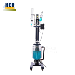 Yeni Otomatik Enerji Tasarruflu Kaldırma Döndürme Özellikli Çift Katmanlı Cam Reaktör Motorlu 50L - Product Image 3