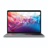 Laptop Murah 14 Inch Custom Windows 10 Notebook RAM 6/8GB SSD 128GB Komputer Gaming Hardware Laptop dengan Kamera 2.0MP