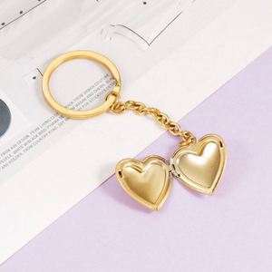 Llavero de Corazón de Alta Calidad y Bajo Precio al por Mayor en Línea, con Espacio para Foto, para Parejas, Novios, Mejores Amigos, Regalo, Colgante - Product Image 4