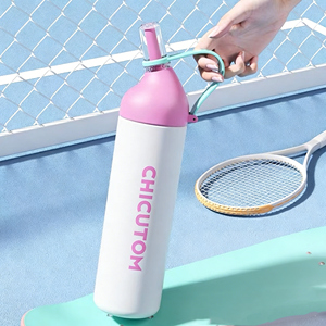 Botella de Agua Deportiva Aislada de Gran Capacidad, Taza Aislada de Acero Inoxidable 316 Portátil para Estudiantes - Product Image 3