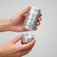 Boîte à pilules en aluminium à double paroi de 120 ml 120 g, boîte de rangement pour capsules de vitamines, récipient portable pour compléments alimentaires, pots à pilules vides