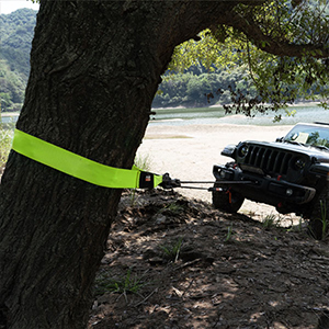 Chất Lượng Cao Nhiệm Vụ Nặng Nề Phục Hồi Kéo Dây Đeo Snatch Cây Saver Xe Phụ Kiện Kéo Dây Đeo Với Vòng - Product Image 3