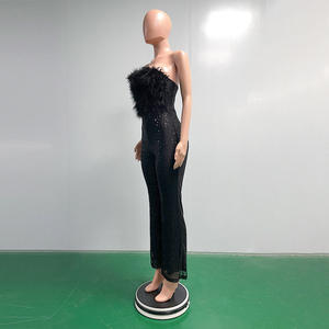 <span class=keywords><strong>Combinaison</strong></span> à paillettes à la mode européenne et américaine <span class=keywords><strong>Combinaison</strong></span> <span class=keywords><strong>de</strong></span> soirée pour dames <span class=keywords><strong>Combinaison</strong></span> formelle - Product Image 4
